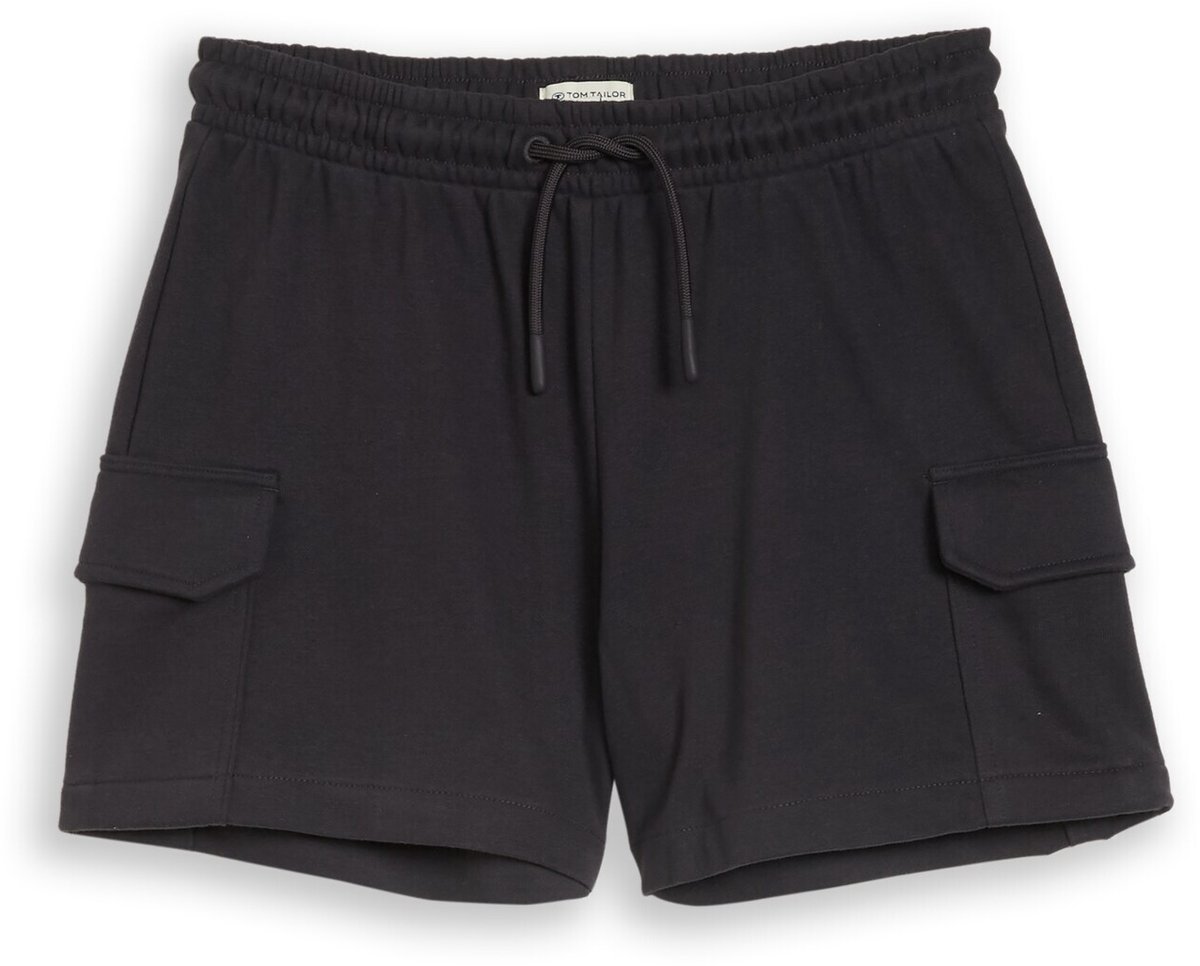 Tom Tailor - Cargo-sweatshorts - Maat 176 - coal grey