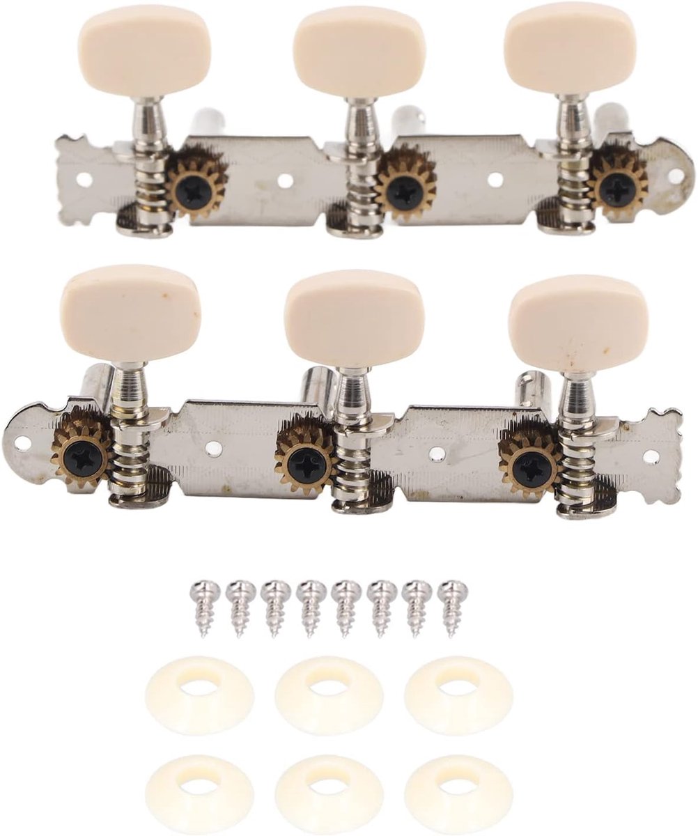 Tuner Peg, 3R 3L Gitaar Tuner Pinnen Dubbele Gaten Machine Heads Tuners Voor Akoestische Folk Klassieke Gitaren Vervanging Tuner