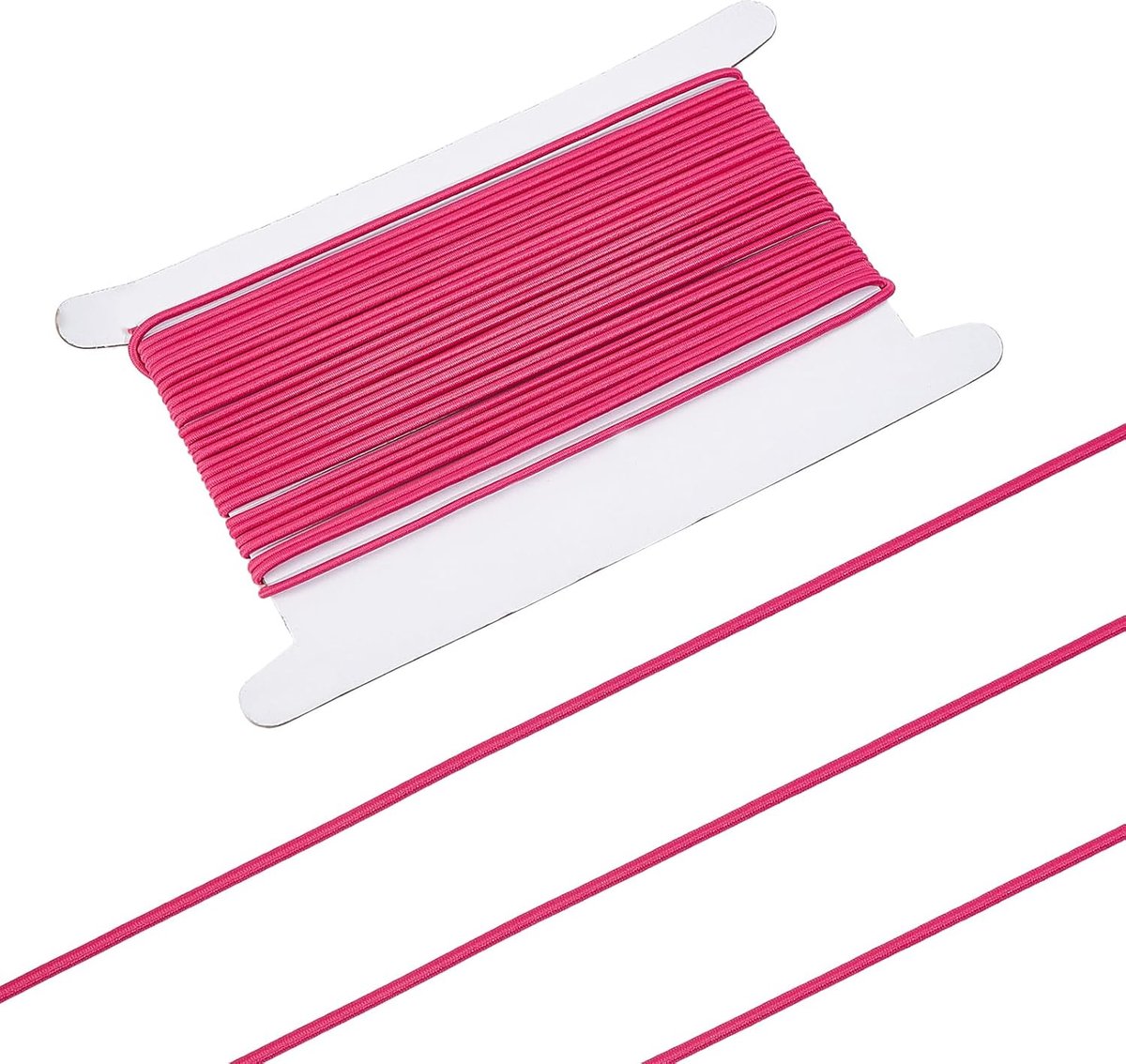 elastisch koord, 10 yard (0,98 inch) breed, rekbaar touw voor kralen, riem van polyester, elastische koorden voor knutselen, naaien, macramé sieraden maken