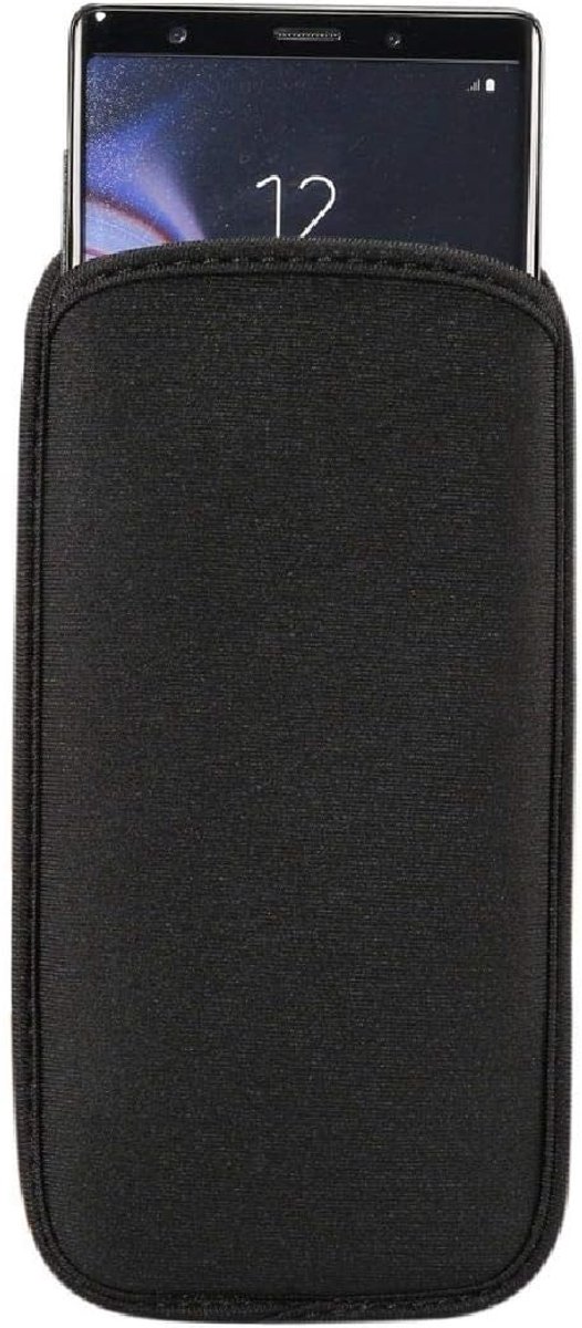 Waterdichte en schokbestendige neopreen sokhoes, slanke draagtas, zachte etui voor Videocon Infinium Z51 Blaze - zwart