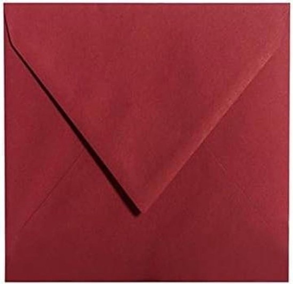 Vierkante Enveloppen - Brievenbussen Kaarten - Uitnodigingen Versturen - Duitse Productie - 14 x 14 cm - Bordeaux