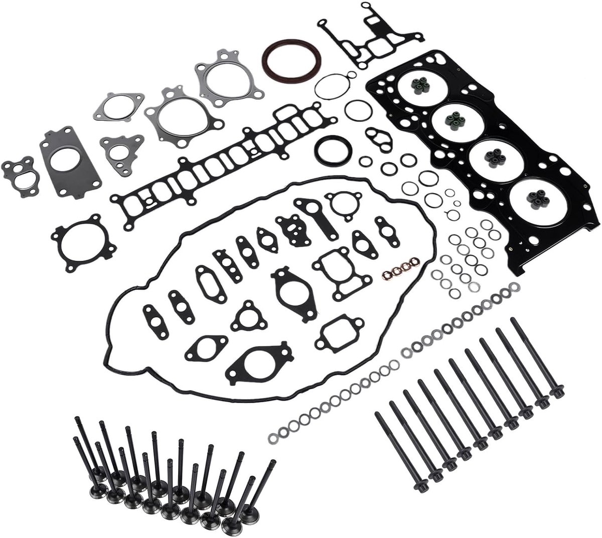 + schroeven + ventielen compatibel met 3 6 CX-5 2.2 D SKYACTIV-D SHY4 SH01-12-121A 8LK210271
