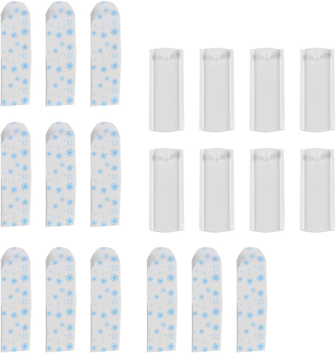 Dailygoods- Haken Zware Verwijderbare Kleefstrips - Schadevrije Haken - Wandhaken - Schilderijhaken - Voor Glad/Schone Oppervlakken - 1 Stuk Wit