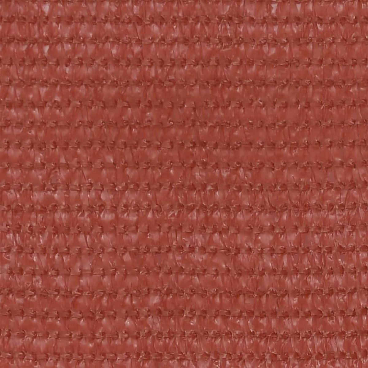 75x300 cm in terracotta-rood van HDPE met aluminium ogen en touw voor eenvoudige balkonbegrenzing en montage