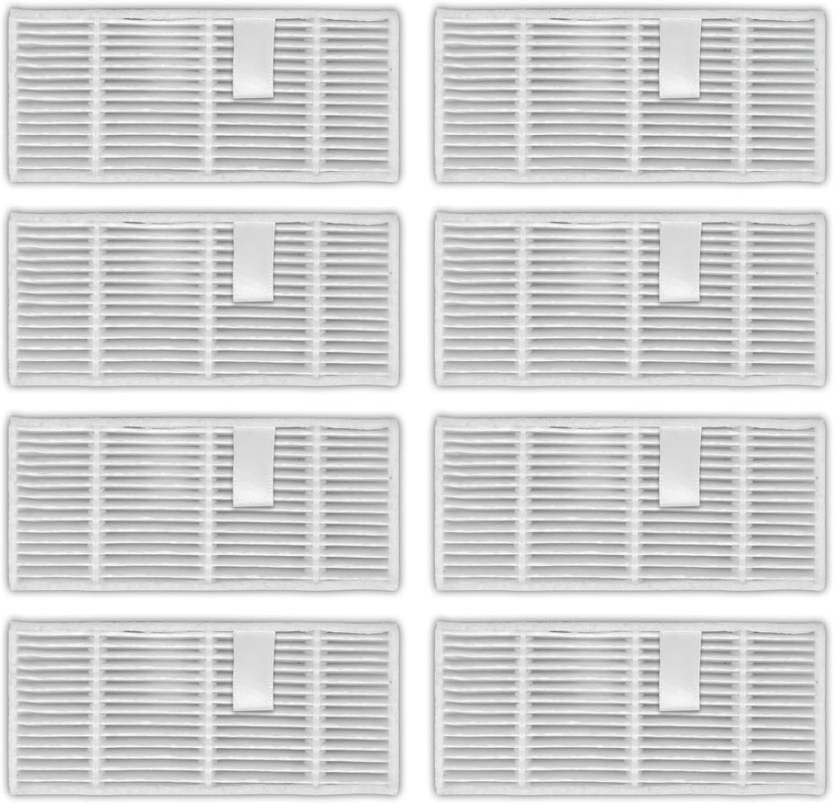 (8 Stuks) C20 Omni Vervangende HEPA-filters, Compatibel met de Eufy C20 Omni Robotstofzuiger, Filterset, Vervangingsonderdelen, Filteraccessoireset, Stofzuigerfilters