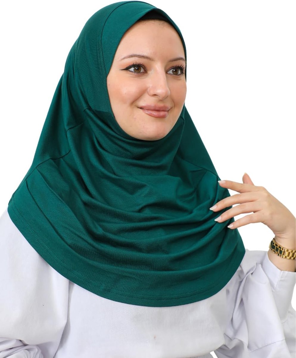 Kant-en-Klaar Hijab Voor Dames, Instant Islamitische Tulbanden, Zachte Jersey Sjaals, Islamitische Kleding, Lange Hijabs, Abaya