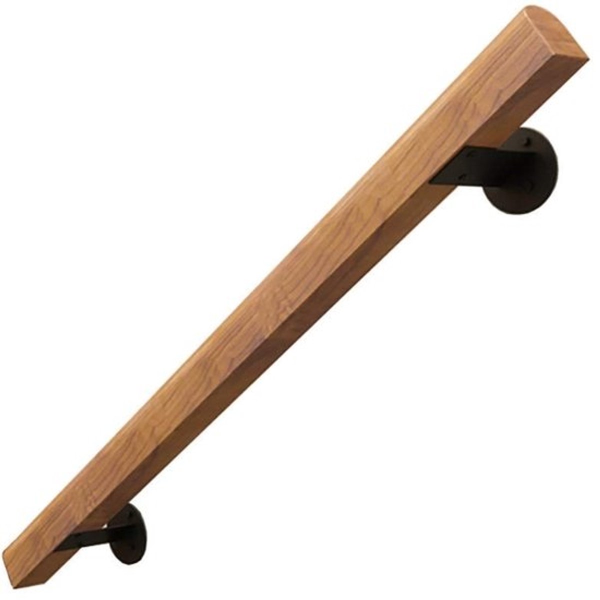 Antislip Houten Trapleuning - Universele Trapleuningen - Complete Kit - 50cm