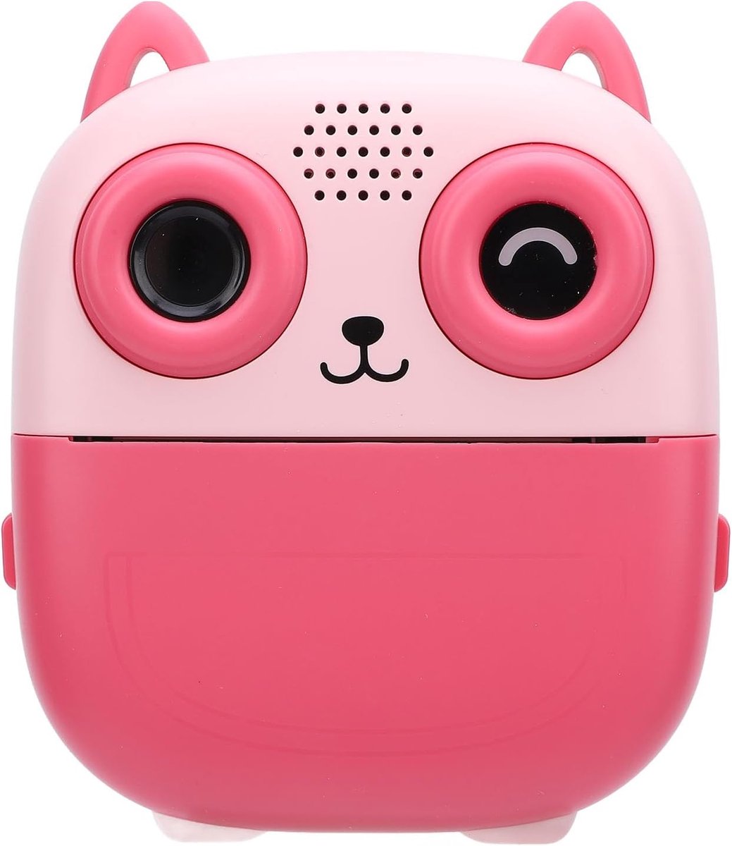 48MP Thermisch Afdrukken Instant Print Camera, Dubbele HD -Camera Draagbare Reiscamera, 2,4 Inch Scherm, Muziekspelspel, 1300 MAh Batterij, Diy Graffiti voor Selfies, Leuke (#1)