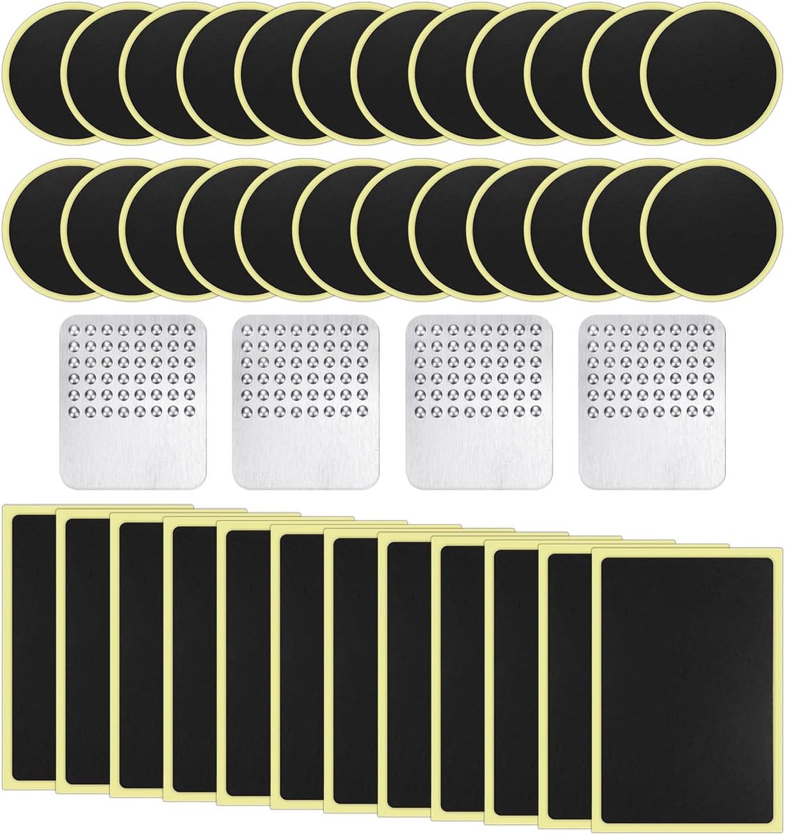 40 stuks bandenpatches, bandenreparatiegereedschap, zelfklevende bandenpatches, bandenreparatiepatches