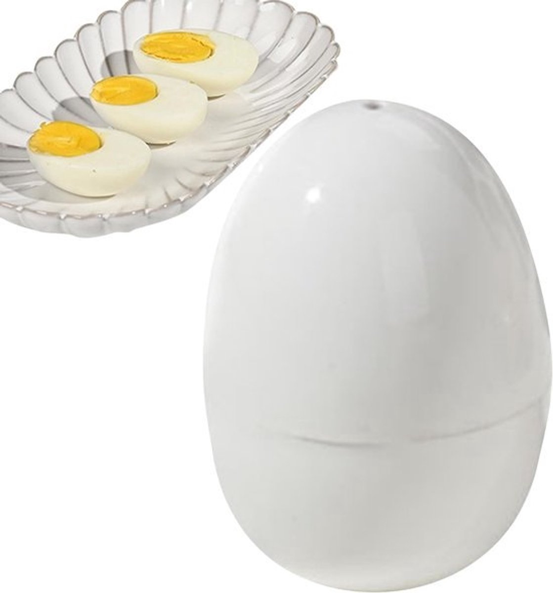 Magnetron Eierkoker - Gepocheerde Eieren Maker - Snelle Eieren Koken - Voorkomt Barsten - 1-4 Eieren - Meerkleurig