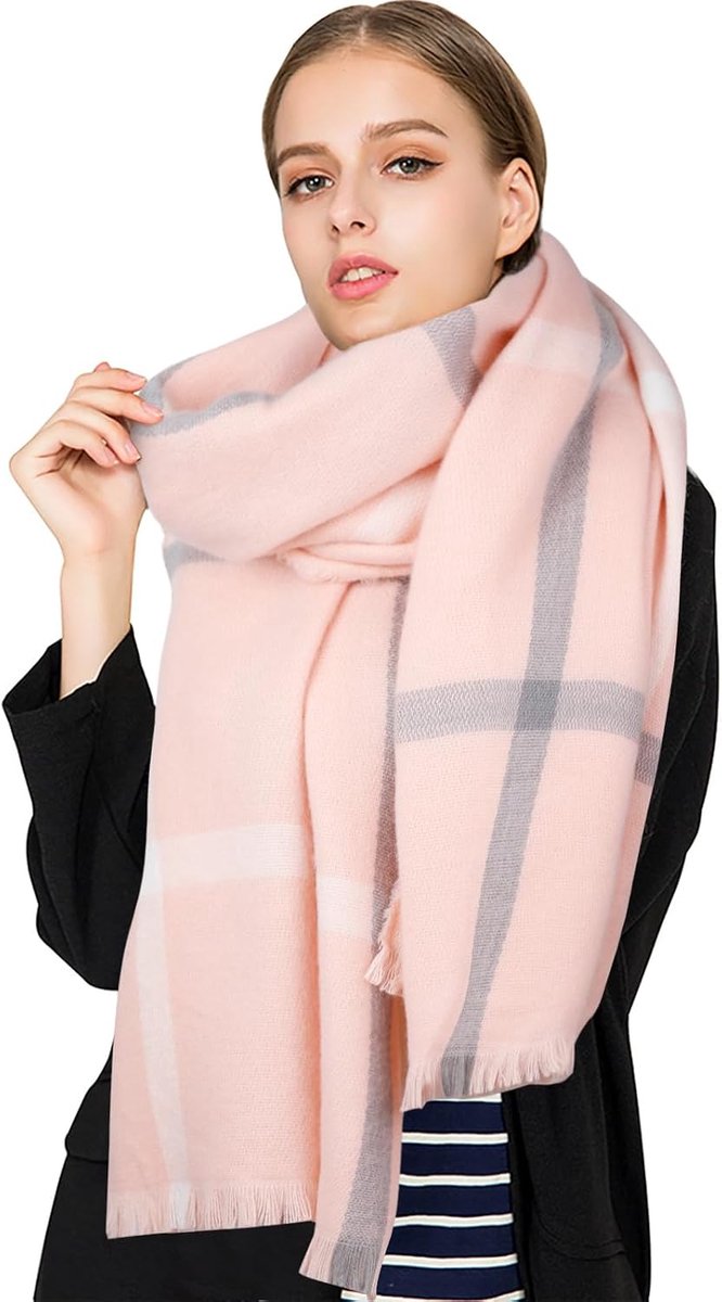 Vrouwen Plaid Sjaal Wrap Shawel Deken Grote Tartan Lange Stole