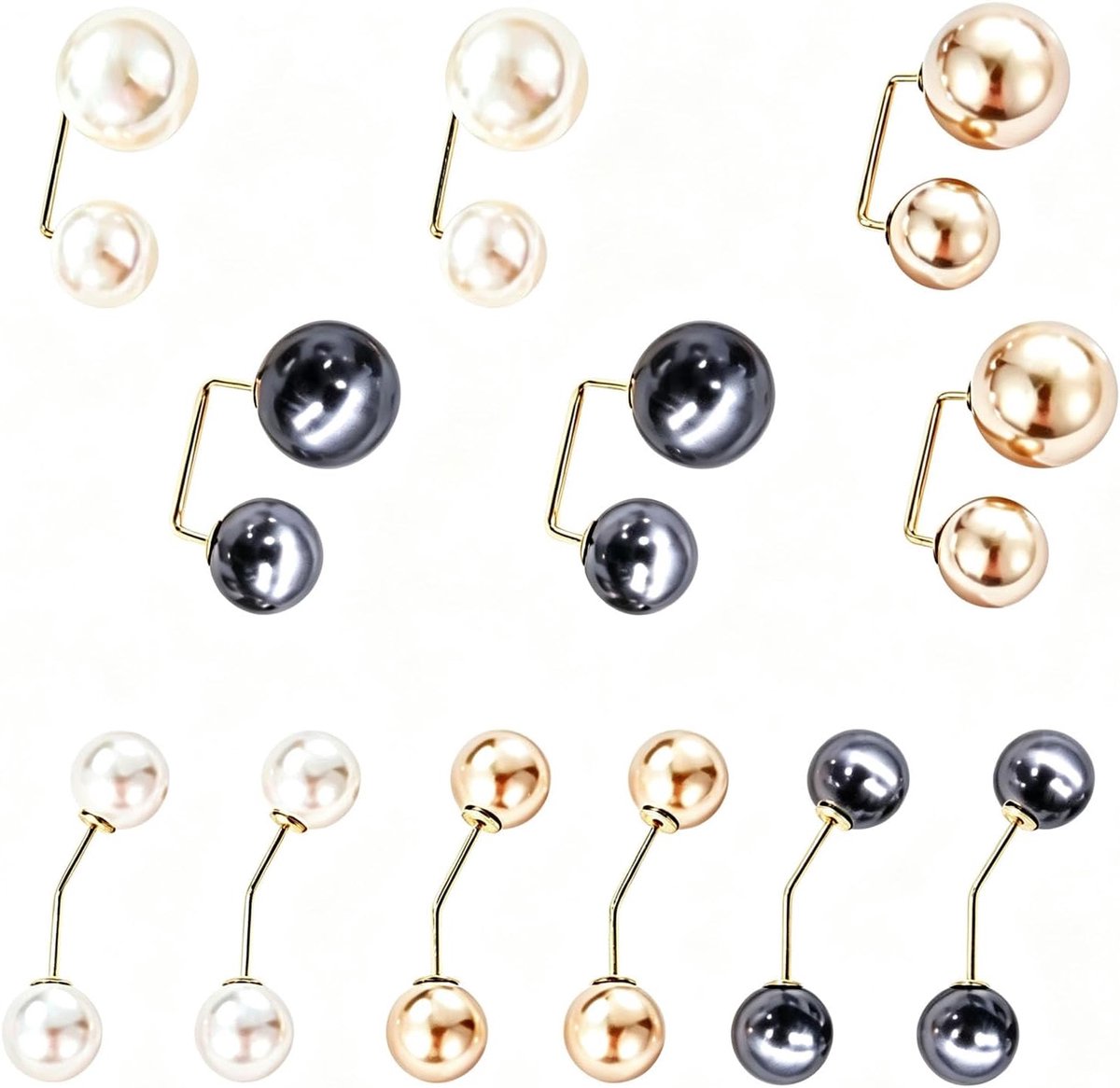 Broches, Parel Speld, Herbruikbare Bevestigingsspelden Voor Blouses, Vestjes, Sjaals en Bruidsjurken, Klassiek Vintage Accessoire Voor Dames