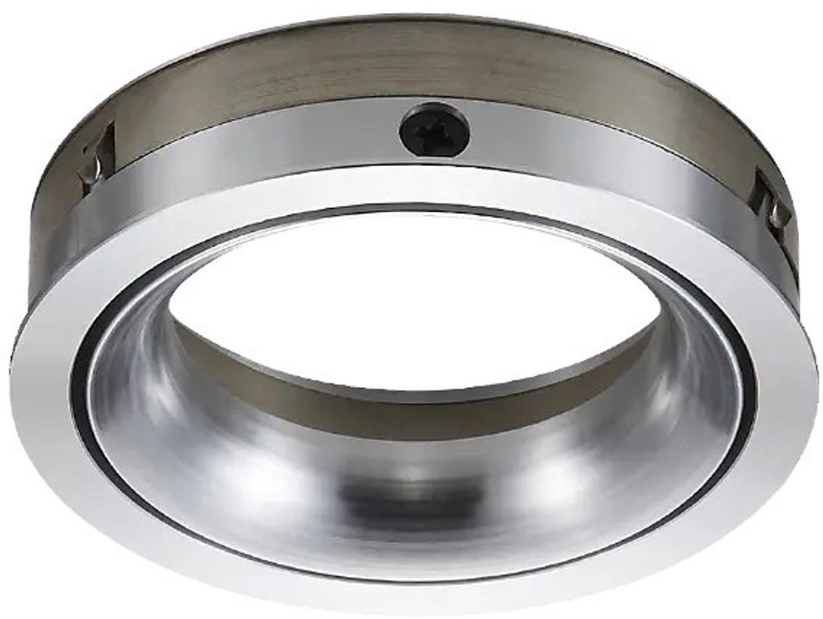 Zoom/Zolan II inzetstuk in aluminium, grijs, los reserveonderdeel voor de opbouwspot