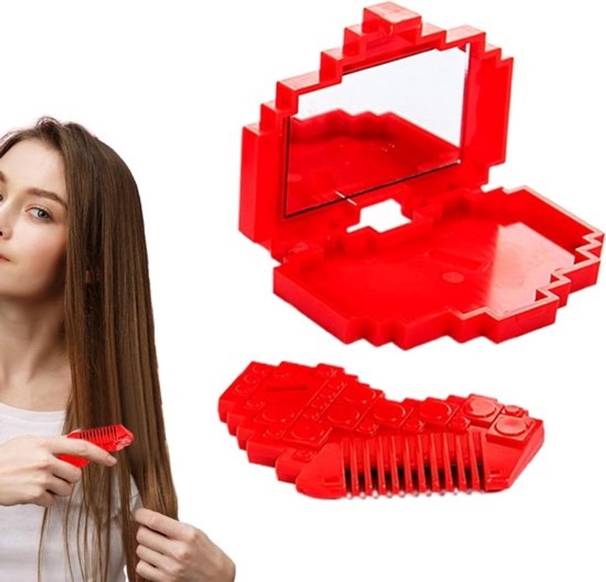 Trimmer Gespleten Haarpunten - Pony Knipper Haar - Persoonlijke Haarverzorging - Met Ingebouwde Spiegel