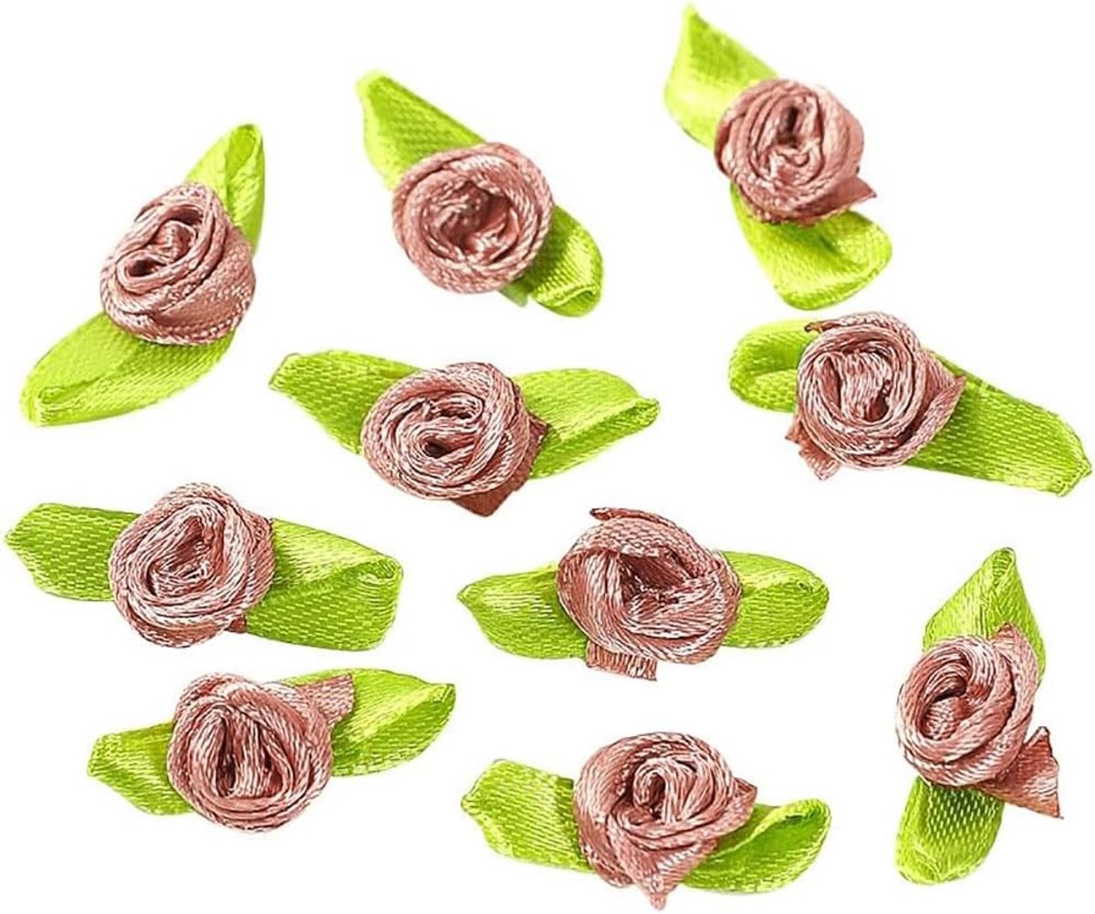 Dailygoods- Kunstbloemen 200 stuks - Mini rozen - Bloemkoppen - Knutselaccessoires - Bruiloftdecoratie - Vervagen niet - Nep Bloemen