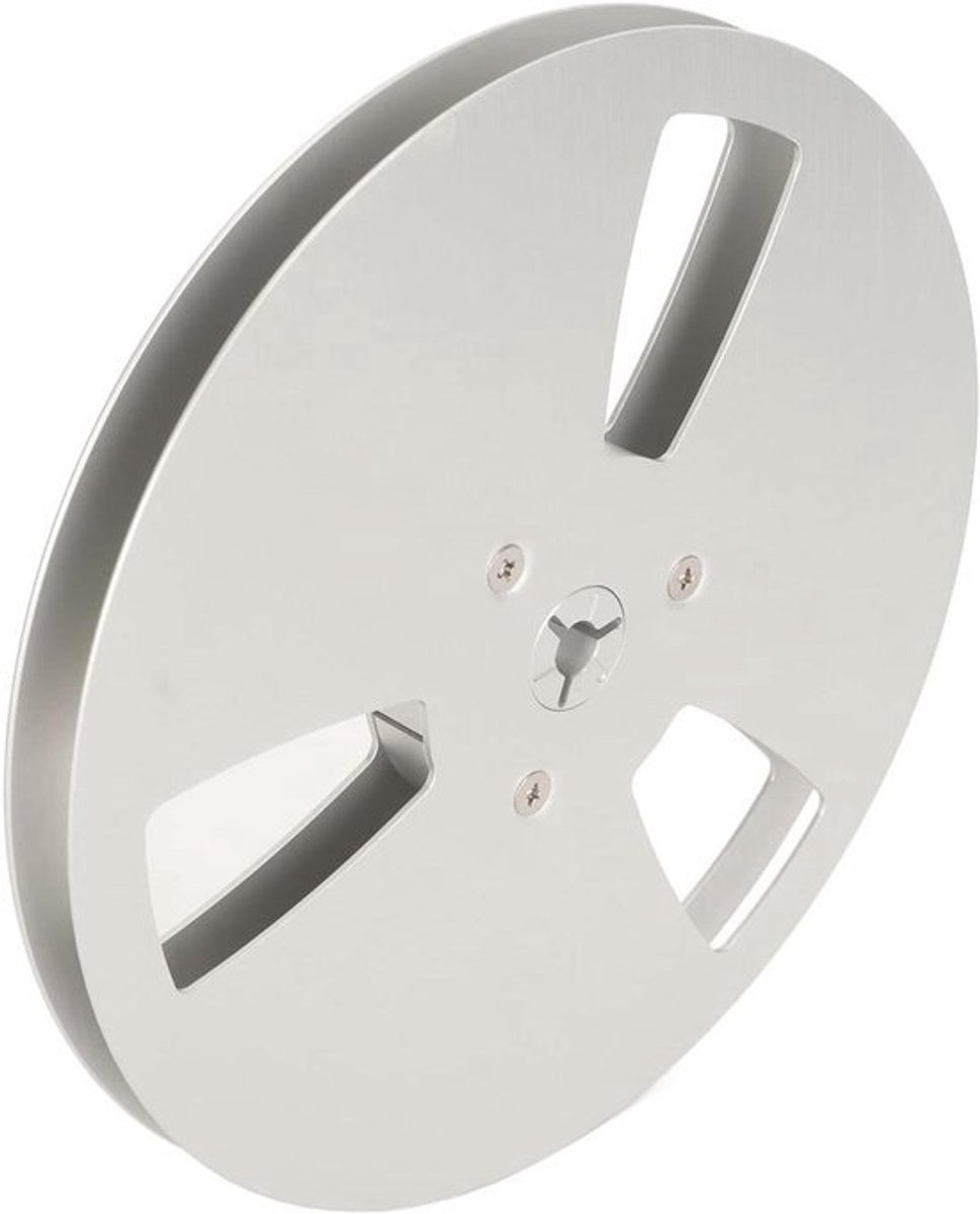 Lege Haspel Reel - Spoel Taperecorder - Muziek Opnemen - Aluminiumlegering - 7 Inch - Zilver