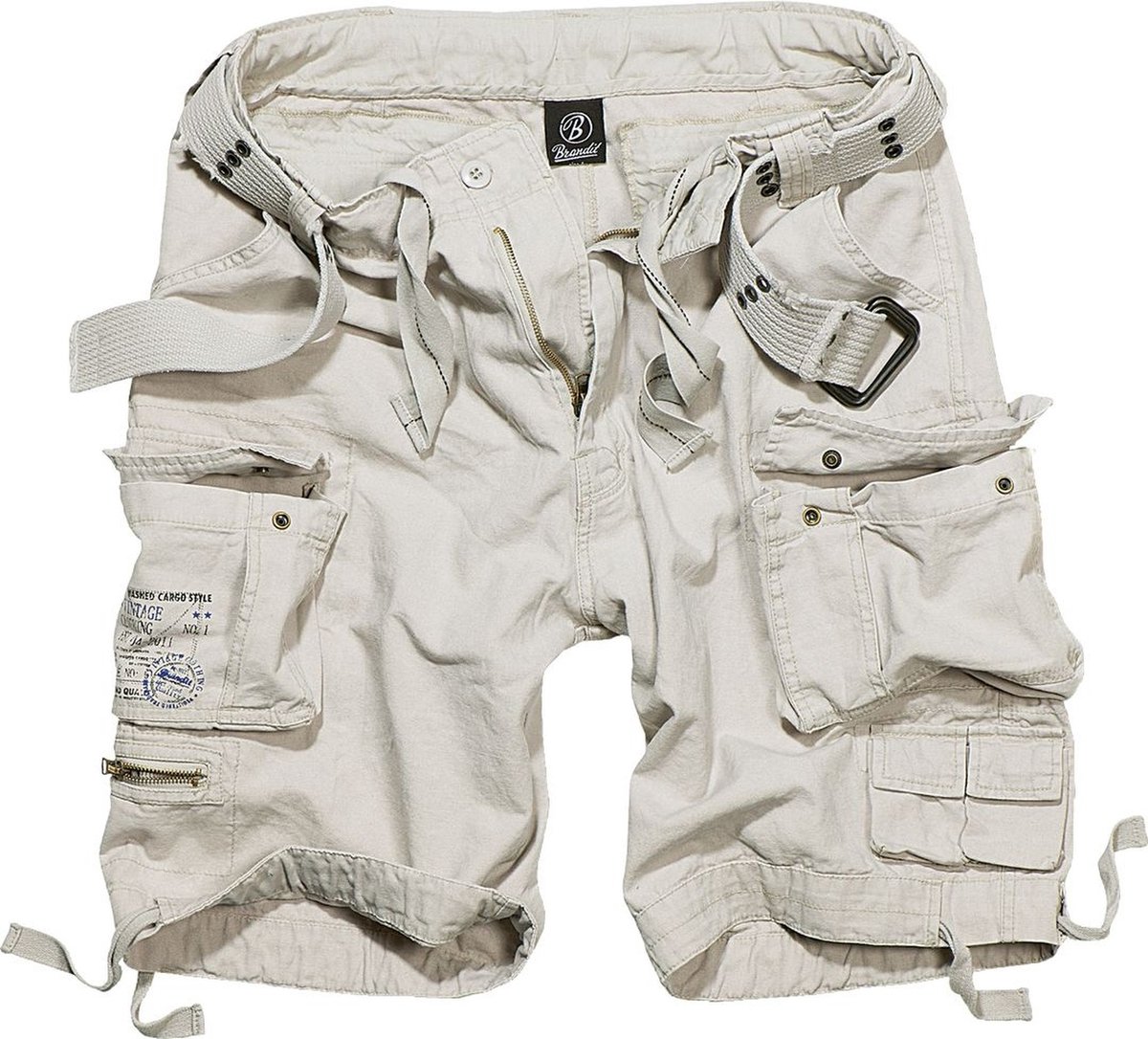 Brandit Savage Vintage Cargo Cargo Korte broek M Wit