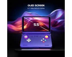 Handheld Game Console 16 Bit US Bundel - 5.5 Inch AMOLED Scherm - 8 GB RAM - 128 GB Opslag - Kunststof Behuizing - Android Spellen