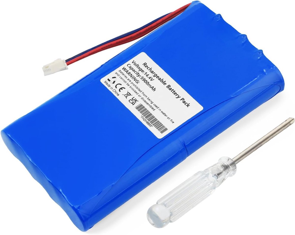 5900mAh Aspirateur Batterie Compatible avec Deebot X2 OMNI