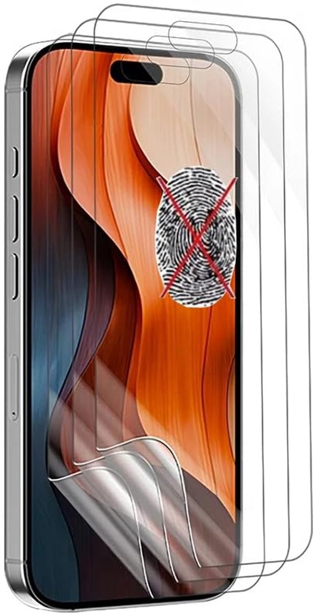 2pcs Film TPU mat voor iPhone 17 Pro Max 6.9"