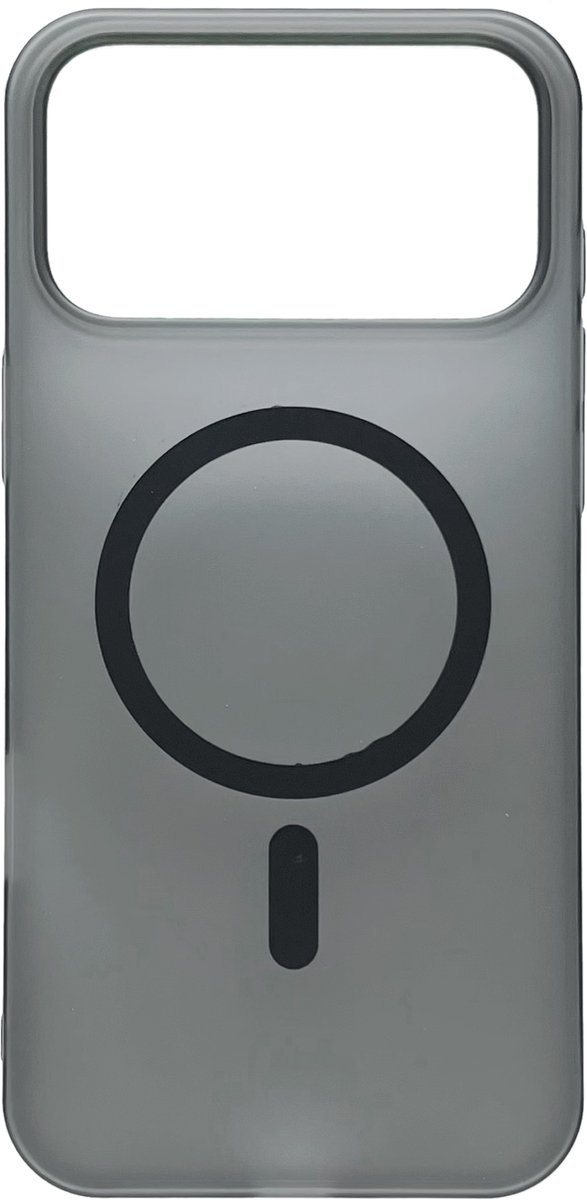 Casemania Hoesje Geschikt voor Apple iPhone 18 Pro Max - Zwart - Frosted Matte Hardcase Geschikt voor MagSafe - Slim Fit Anti-Fingerprint Back Cover - Draadloos Oplaadbare Telefoonhoesje