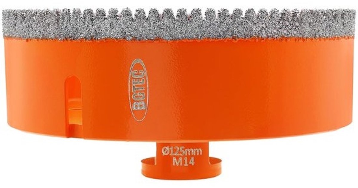 Diamantboor 125mm - Vacuümgelaste diamantkernboor - Geschikt voor keramische tegels en marmer - ShopVlot