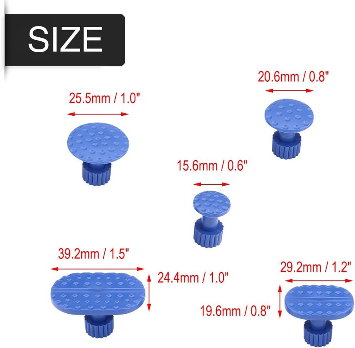 Auto Body Dent Repair Zuignap Set, 30 Stks Auto Dent Remover Dent Removal Zuignap Lijm Extr teur Tabs Accessoire Repl ementpaintless deuken deuken puller lijm+pdr p