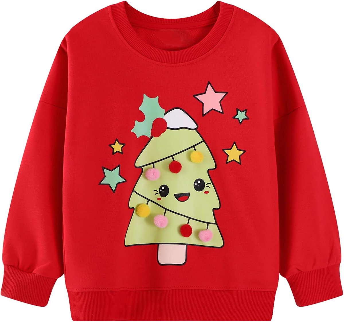 Sweater Katoen Lichtgewicht Casual Sport Lange Mouw Shirt Pailletten Bontachtige Dierenprint Kinderkleding Lange Mouwen Ronde Hals Tops 2-7 Jaar, Maat 92-122