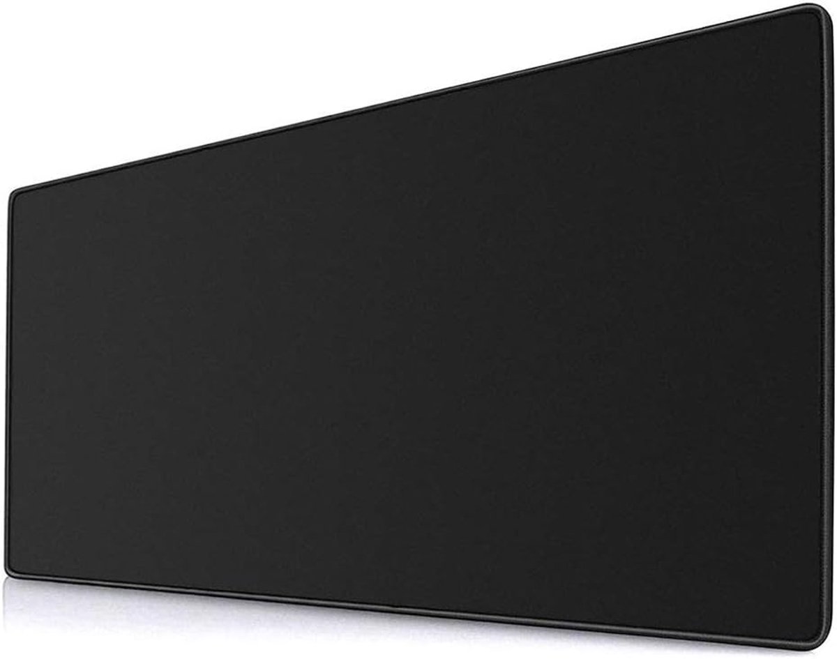 Gamingmuismat extra grote 600x300x3 mm waterbestendige muizenmat met antislipvoet voor pc-computerlaptop (60x30 zwart001)