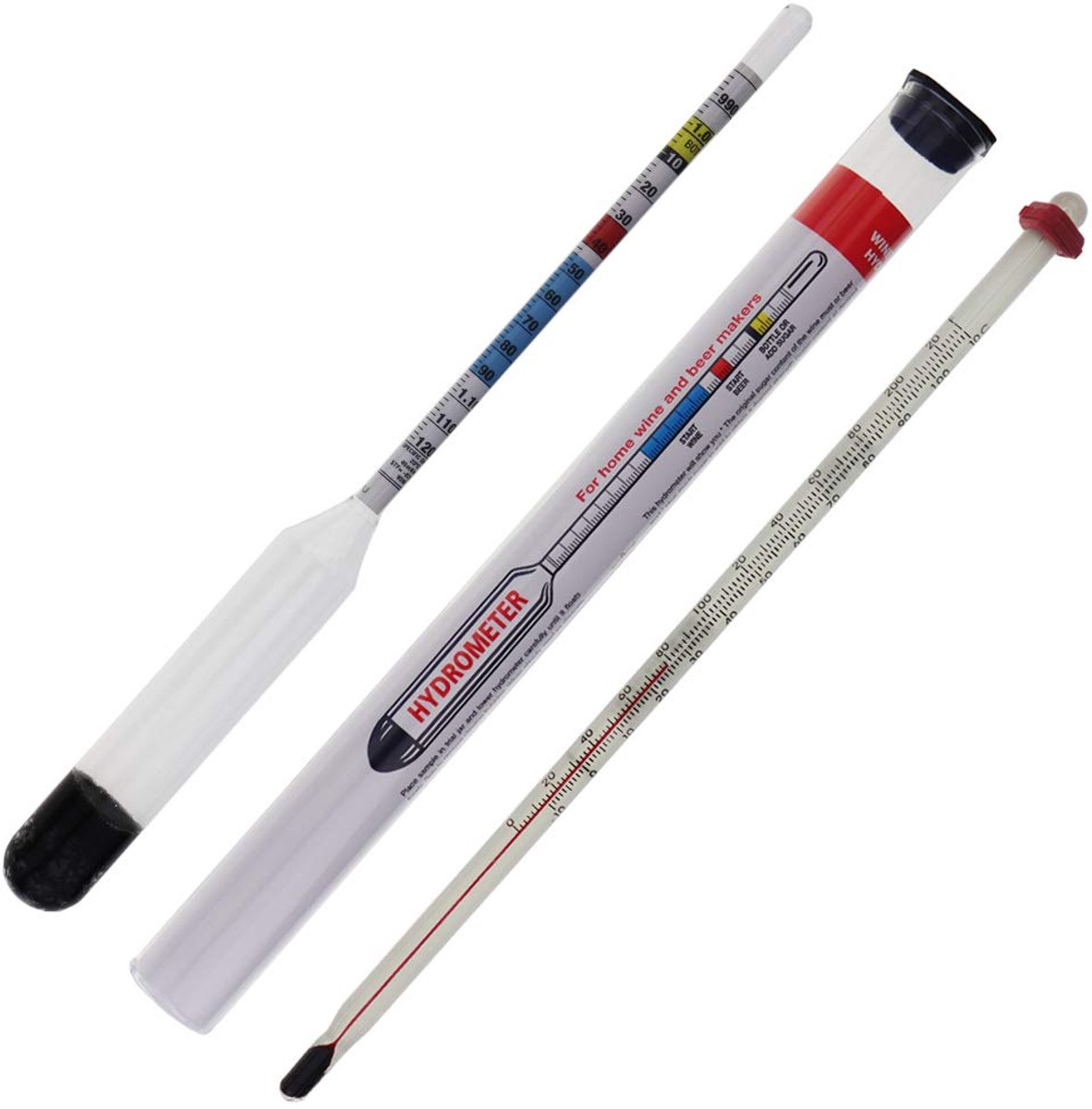 Brew Thermometer & Hydrometer - Wijn & Bier Maken Apparatuur