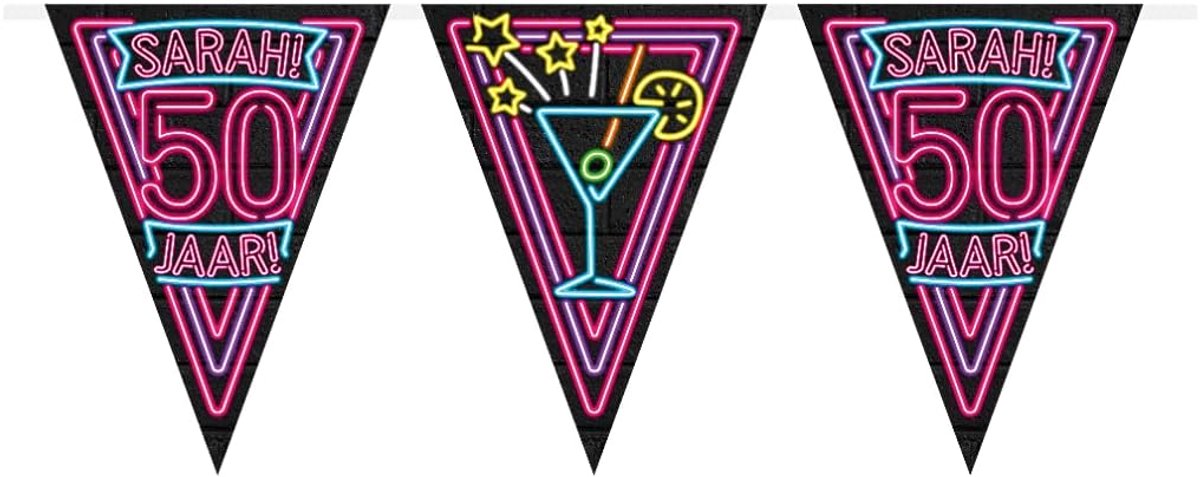 party flag - Sarah
