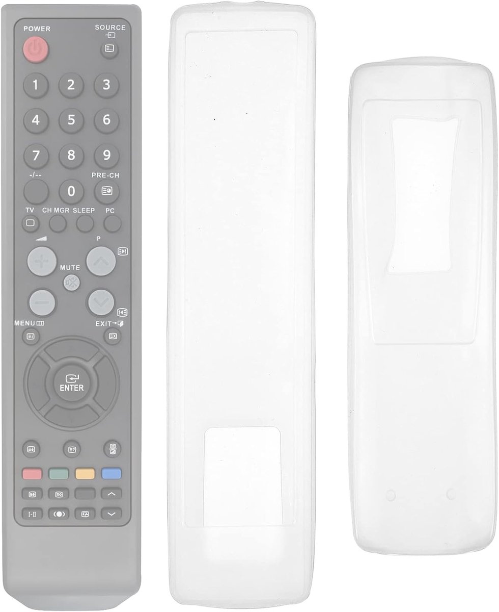 Afstandsbediening hoes bescherming voor afstandsbediening 3 stuks afstandsbediening afdekking afstandsbediening geval transparante bescherming afstandsbediening (tv airconditioning) hoes