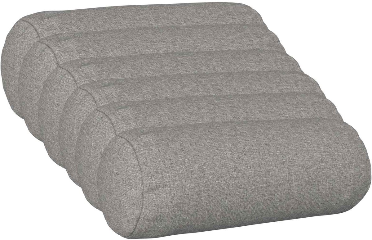 vidaXL Dekenkussen - 6 - st - HEERLEN - Wolkgrijs - Diam. - 15 - x - 40 - cm - Stof Wolkengrijs