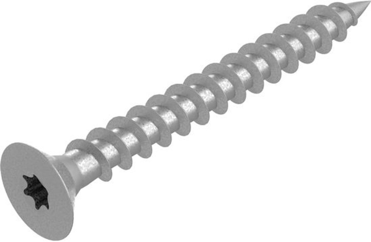 Roestvrijstalen Houtschroeven 3x30mm Volledige Schroefdraad TX A2 Set 250 Stuks
