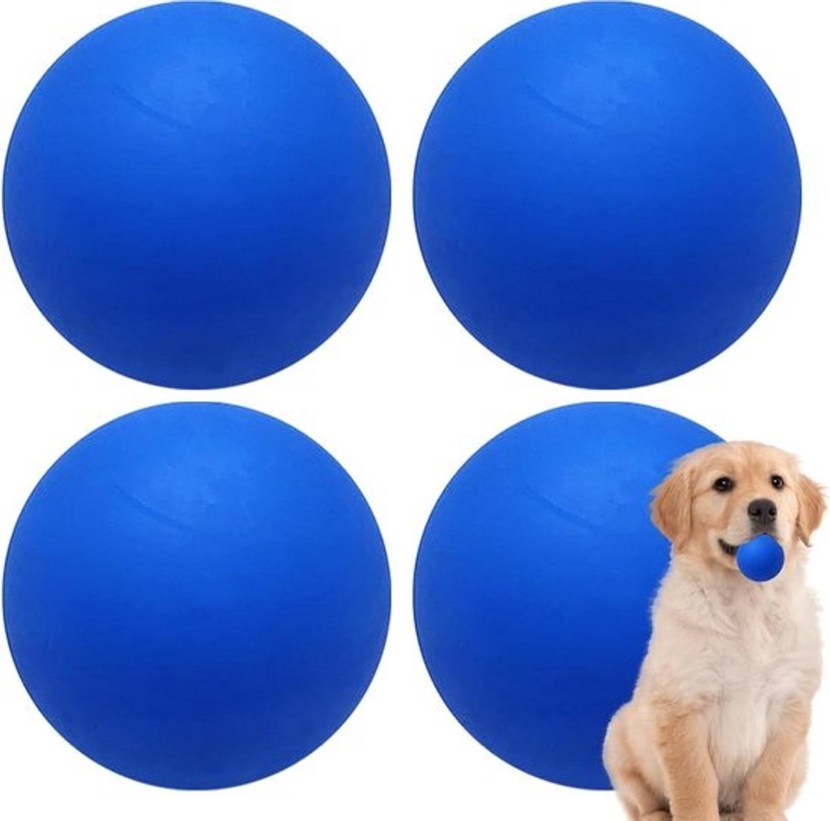 Squash Ballen - Rubber Bal - Sport Training - Hoge Elasticiteit - 6.1 Centimeter - Blauw