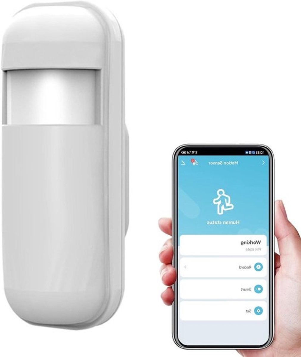 Deur Raam Sensor - Bewegingsmelder Slim - Huis Beveiligen - Zigbee Compatibel - 2x AAA Batterijen - Wit