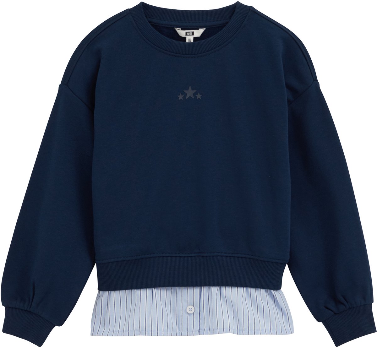 WE Fashion Meisjes oversized sweater met print