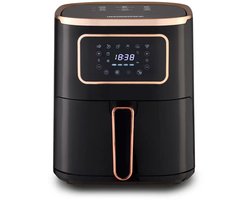 Heinrich's airfryer HFR 8216 zwart 5 L 1450 W vermogen touchbediening 6 automatische programma's