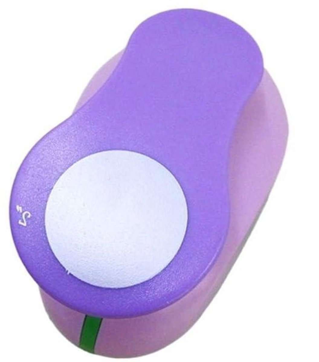 Ronde Pons - Papier Snijder - Scrapbooking Maken - DIY Knutselwerkjes - 50mm - One Color