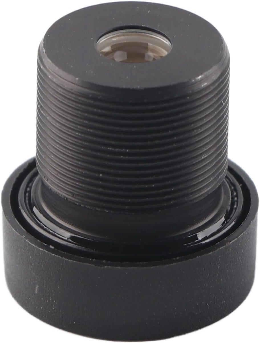 Dailygoods - M12 Fisheye-lens - 150° Groothoek - Heldere Beelden - 2,1 mm Brandpuntsafstand - IP-Cameralens - Perfect voor Bewaking - Geschikt voor CC