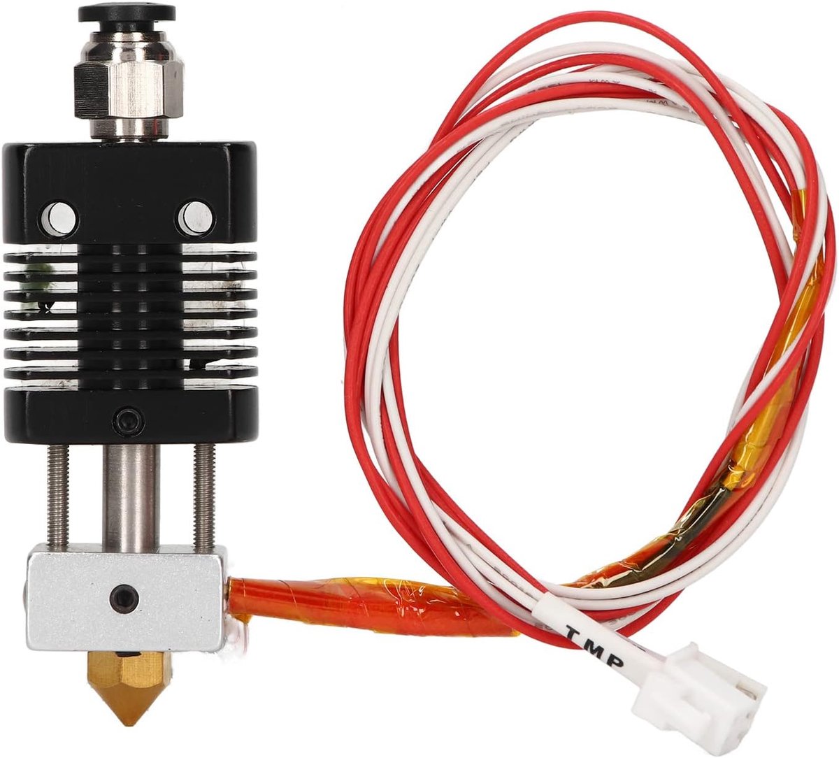 Dailygoods- Extruder Hotend - 3D-printer-extruder - Aluminium/Messing - Verwarmingsbuis 24V 40W - Nozzle 0,4 mm - Geschikt voor Anet ET4/ET4 Pro