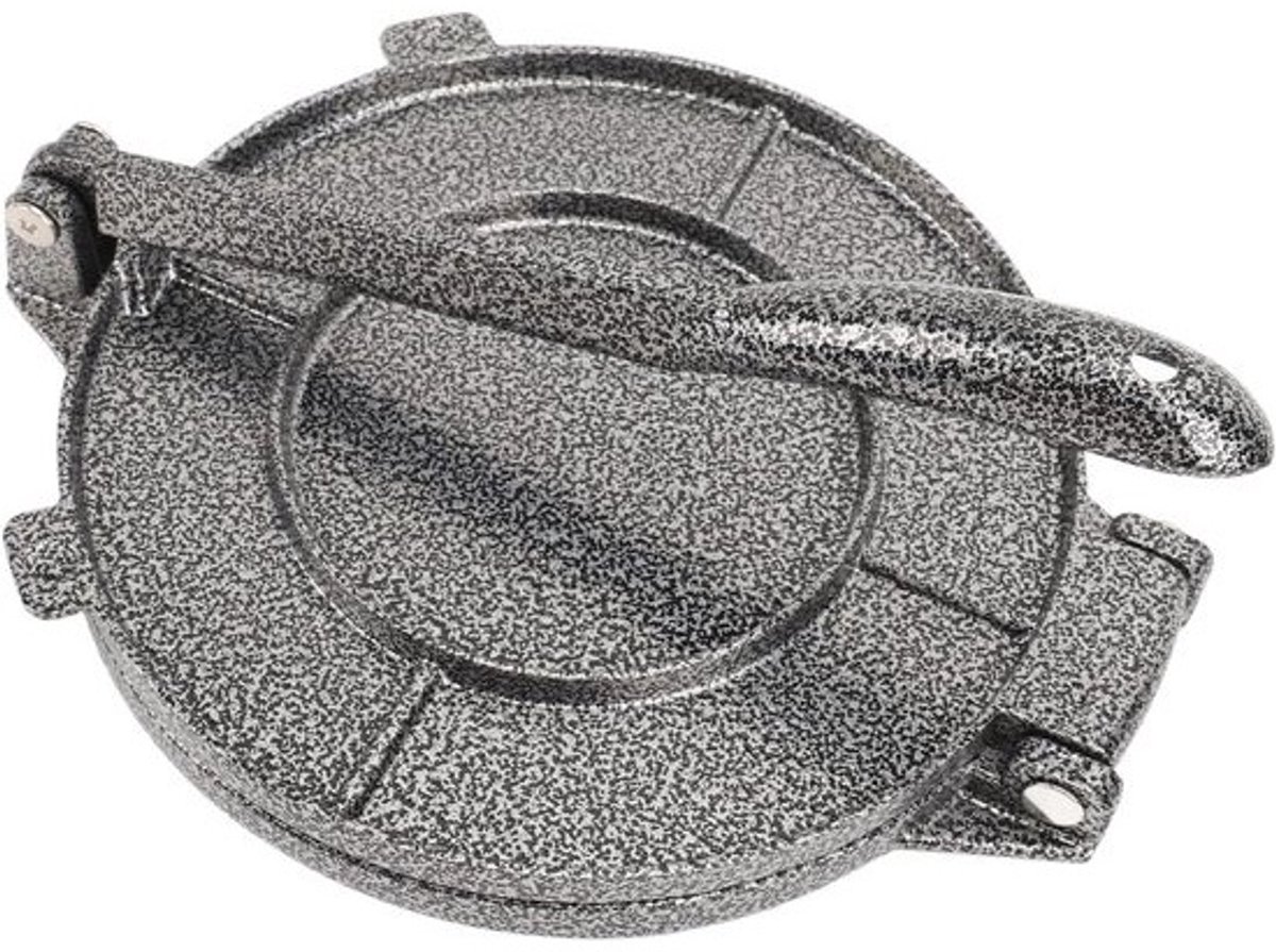 Tortillapers - Taco Maker - Platte Broden Maken - Duurzame Aluminiumlegering - 20x16cm - Grijs