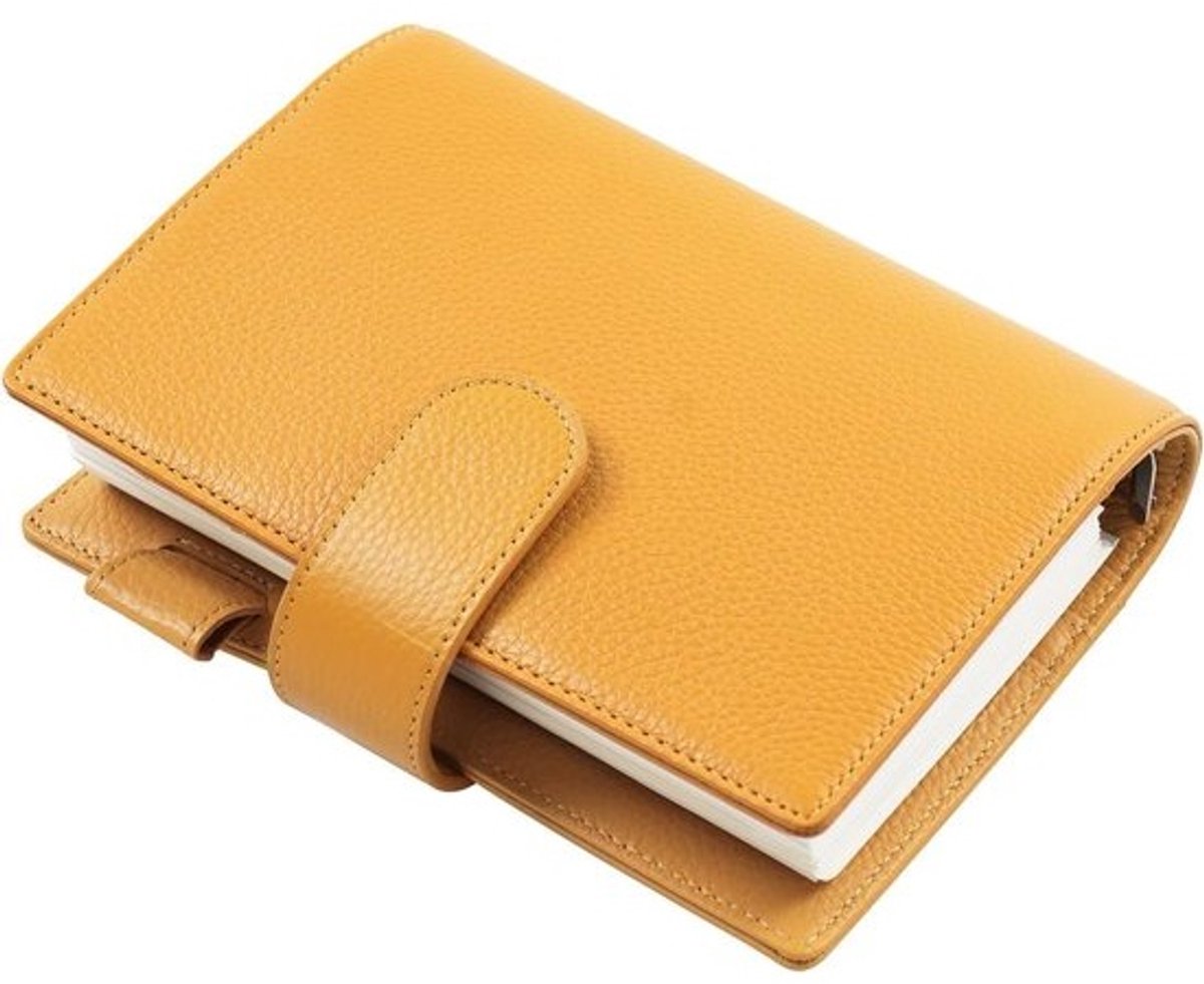 Ringplanner Organizer - Agenda Planner - Dagelijkse Organisatie - Buitenste Zijvak - 25 mm ringen - Kiezelmosterd