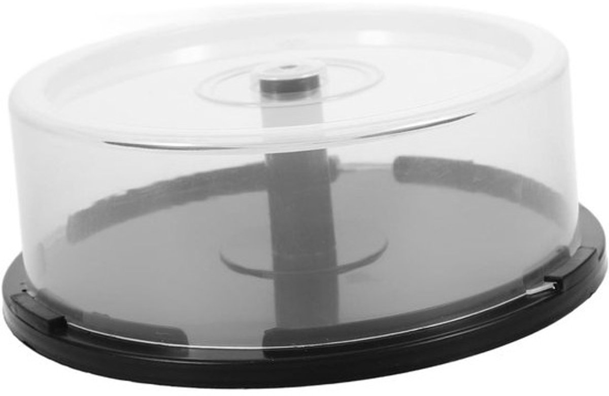 Cd Dvd Opslagbak - Media Opberger - Media Organiseren - Compact Ontwerp - 25 Stuks - Zwart