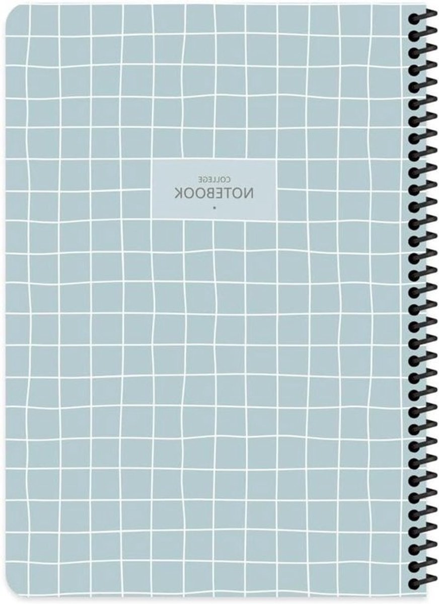 Scharfe Colour A4 80 Sheets Ruled PP Composite College Notepad with Spiral Bound