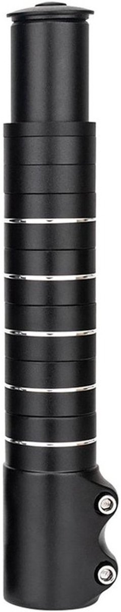 Fietsstuurlift - Stuurverhoger - Comfortabel Fietsen - Verstelbare Hoogte - 28.6 mm - Zwart