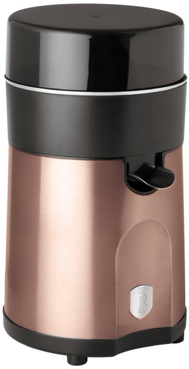 Elektrische citruspers van roestvrij staal uit de Black Rose Collection