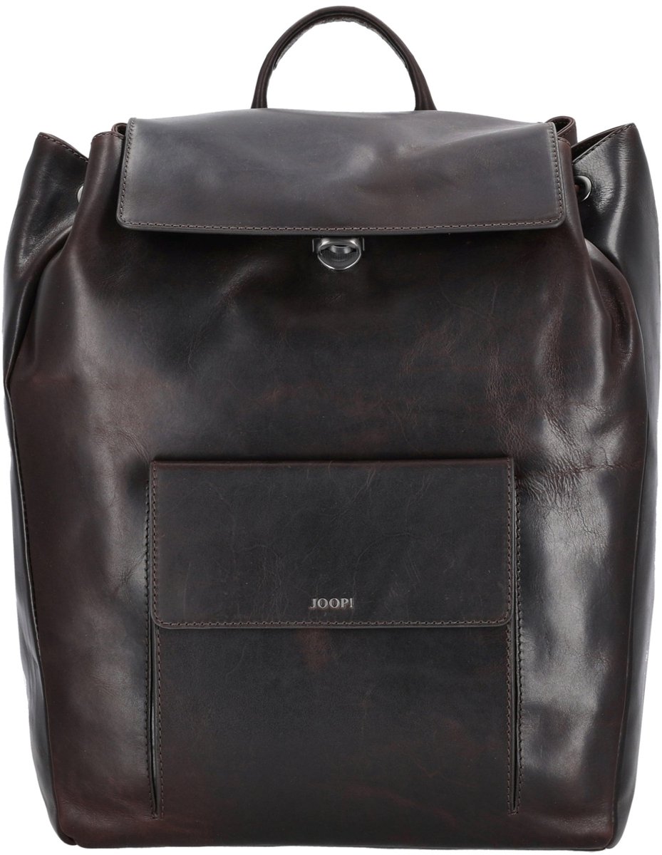 JOOP! laptop rugzak rugzak met laptopvak Cerratano Claudio Backpack Dark Brown donkerbruin