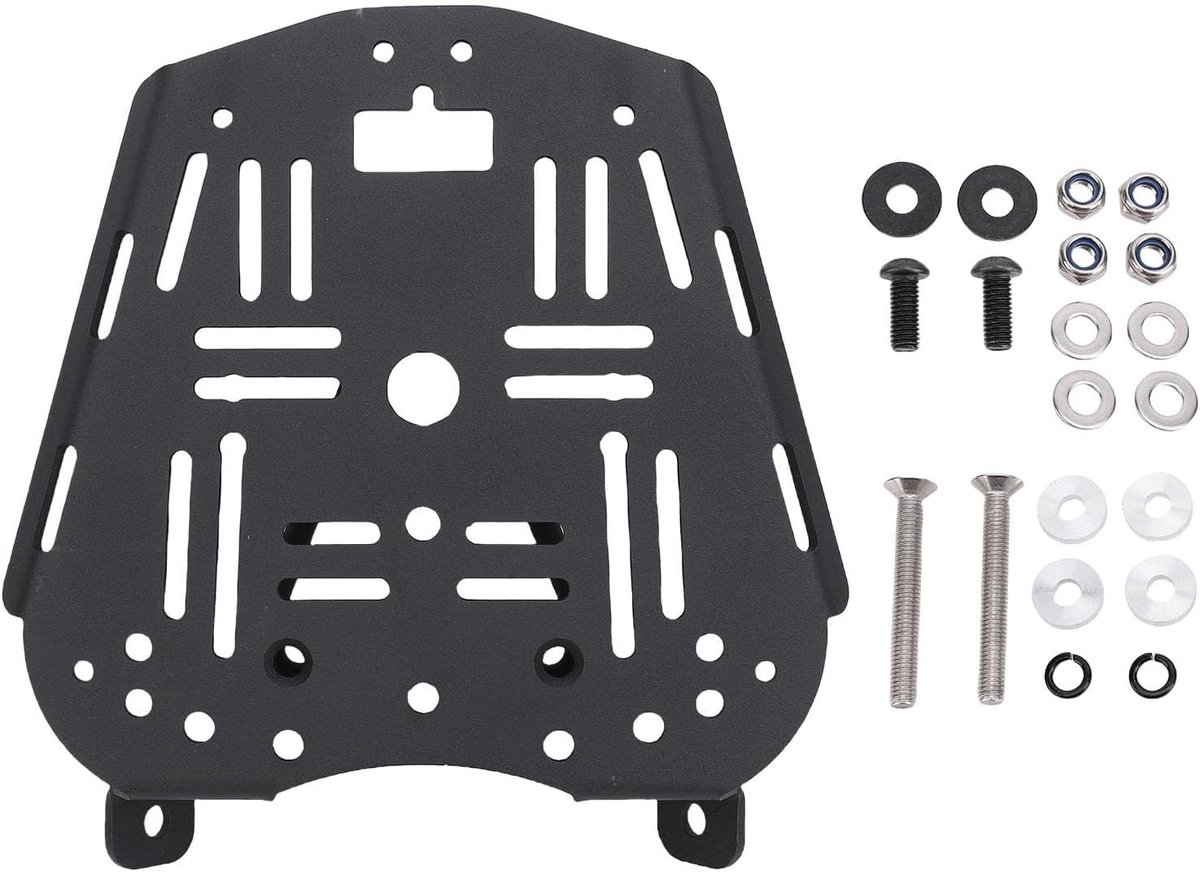Verwijderbare Basisplaat voor Carbon Stalen Bagagedrager - Vervangingsonderdeel voor Topcover en Tailbox, Geschikt voor Luchtvaart en Motoraccessoires