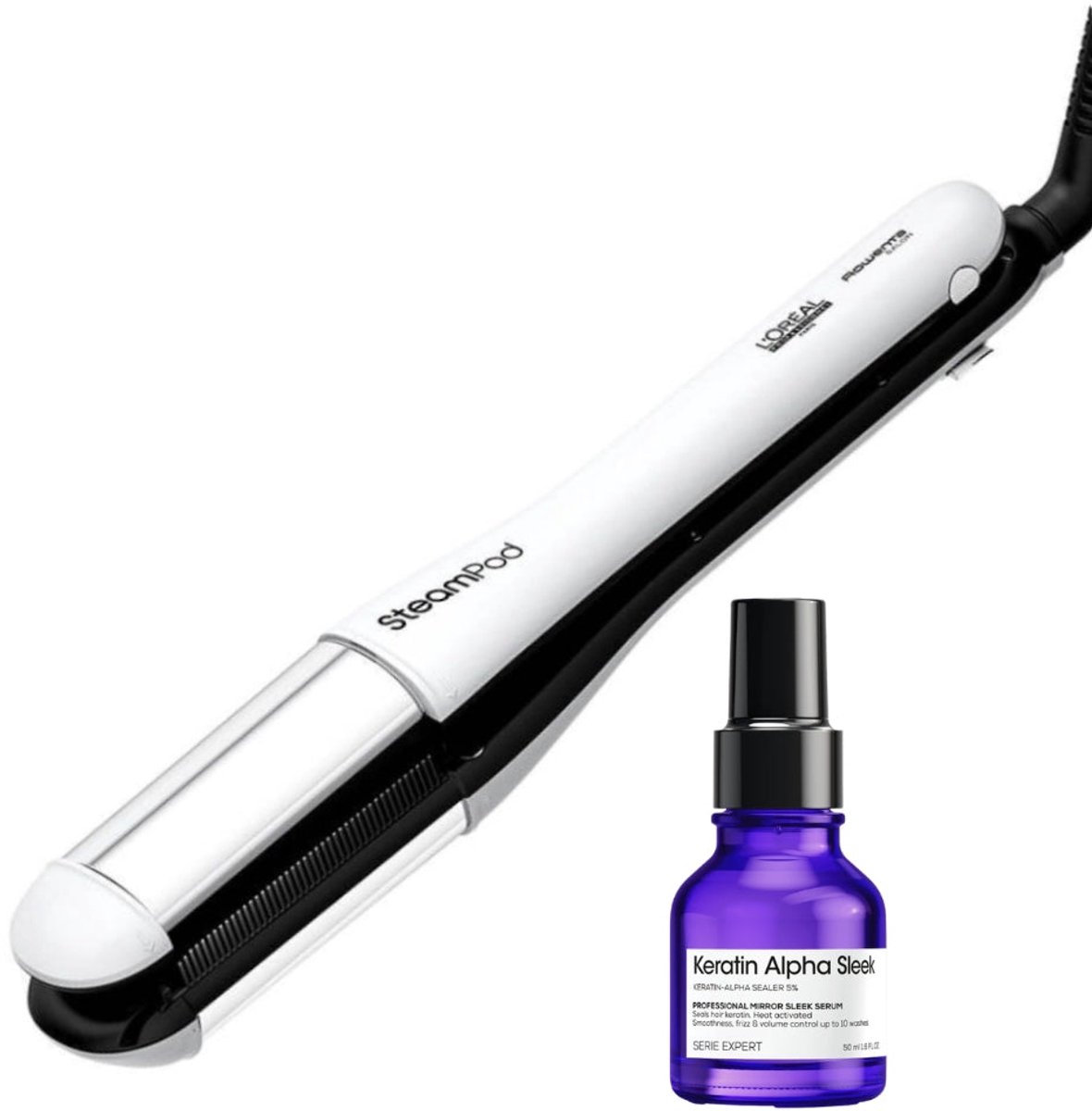 L'Oréal Professionnel - Steampod 4.0 + Keratin Alpha Sleek Mirror Sleek Serum Duo
